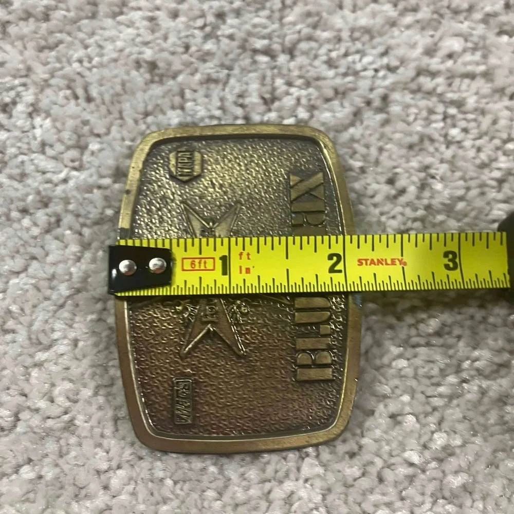 Vintage‎ NAPA Blue Max Belt Buckle Limited Edition Mac's Pour le Merite Brass